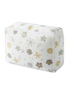 Large Printed Storage Bags For Clothes, Blankets, Shoes Waterproof, Moisture-Proof Organizer For Jeans,Dresses, Pants, Seasonal Decor Home, Bedroom, Travel Storage Solutions Foldable, Durable - Warm flower - View 4