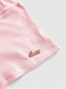 ROMWE Avant 女士休闲性感露背吊带上衣和喇叭裤两件套，春夏款 - 粉色 - 查看 8