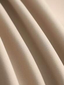 Franclia 时尚休闲百搭通勤卡其色女裤，春夏款，直筒宽松长裤，休闲女装，百搭日常休闲装，都市教师工作服，纯色百搭休闲裤，春季裤装，西装面料裤 - 卡其色 - 查看 5