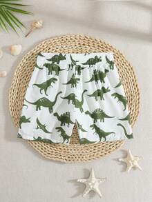 男童经典豹纹沙滩泳装，适合泳池派对、海滩度假、冲浪等场合 - 彩色 - 查看 2