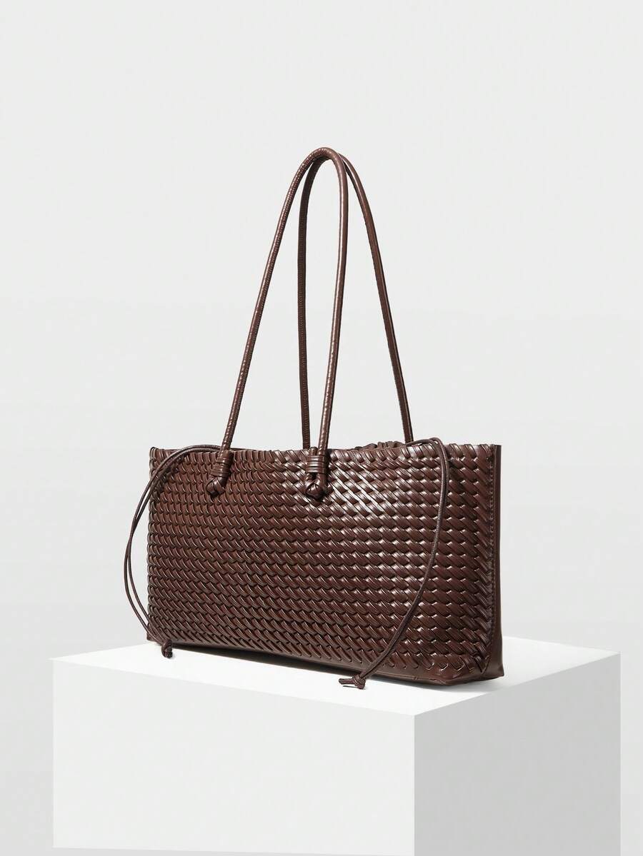 MOTF WOMEN'S FASHION COMMUTER VERSATILE HANDBAG - Coffee - View 2