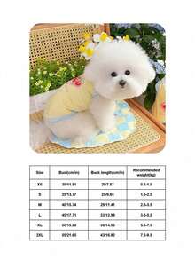 PETSIN Pet Dogs, Cats, Dairy Dogs, Japanese And Korean Soft And Cute Spring And Summer Vests, Small And Medium-Sized Dogs, Teddy Bears, Clothing Supplies, Pet Supplies - Multicolor - View 22