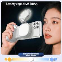 Pegangan Kamera Ponsel Magnetik | Gagang Fotografi | Kontrol Rana Jarak Jauh 1-Klik | Dudukan Ponsel Rotasi 360° | Dudukan Lampu Pengisi yang Dapat Dilepas untuk Vlog & Siaran Langsung - MultiWarna - View 7