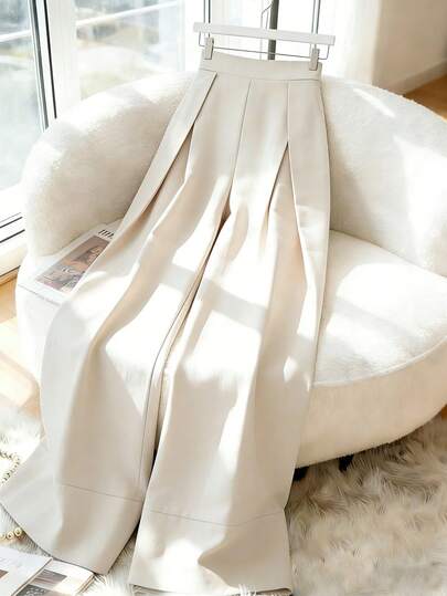 GlowEve Women's New Versatile Minimalist Straight-Leg Pants, Suitable For Commuting