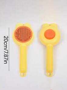 1Pc Small Animal Brush For Rabbit, Cat, Dog, Hamster, Random Color, Removes Loose Fur & Tangles, Gentle Massage Tool - Multicolor - View 9