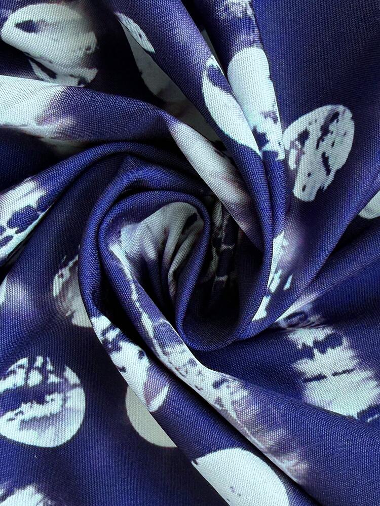 Plus Size Women Geometric Print Trim Casual Party Vacation Dress Women's Plus Size Dresses Women's Summer Dresses Summer Dress Summer Outfits Summer Clothes Spring Dress Spring Outfit Women Spring Clothing Floral Dress Floral Dresses For Women Beach Vacation Outfits For Women Vacation Dress Bohemian