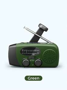 Teckwe Hand Crank Radio With 2000mAh,AM FM NOAA Weather Radio With Bright Flashlight For Home And Outdoor Emergencies - Multi-color - one size fits all - View 11