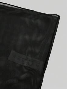 Swim Oasis 2026 Women's Spring/Summer Elegant Romantic Seashell Cup Shaped Swimsuit With Pearl Chain Strap, Bohemian Wave Texture Push-Up Underwire Molded Cup, Wrap-Around Mesh Skirt For Beach Vacation - Black - View 10