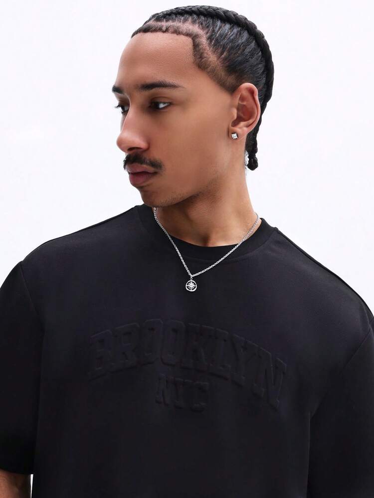 오버사이즈 크루넥 반팔 티셔츠