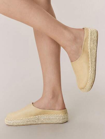 Styleloop Women's Thick Sole Hemp Rope Fashion Vacation Round Toe Buckle Shoes Holiday Travel Essential Boho Cowgirl Outfit