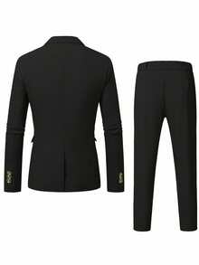 Men Suits - 黑色 - 查看 7