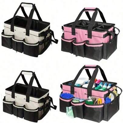 1pc Large Capacity Outdoor Storage Bag, Camping Organizer Bag, Cleaning Tool Organizer Bag, Multi-Functional Storage Bag, Crossbody Handheld Portable Cleaning Tool Waist Pack, Outdoor Tool Bag, Outdoor Storage Bag, Multi-Purpose Storage Bag, Sports Storage Bag, Indoor Storage Bag, Home Storage Bag, Clothes Storage, Shoes Storage, Outdoor Miscellaneous Storage