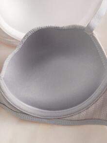 3件装女士极简主义钢圈支撑罩杯文胸 - 彩色 - 查看 6