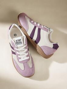 CUCCOO EASI Women's Beige Casual Sporty Sneakers For Christmas - Pink - View 6