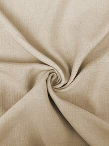 Freevana 大码波西米亚杏色两件套，无袖上衣+短裤，休闲沙滩度假百搭套装，夏季 - 米色 - 查看 8