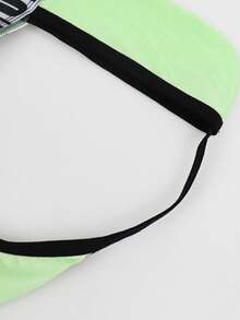 DrisQ Men's Letter Waistband Striped Contrast Color Sexy Underwear - Green - View 4