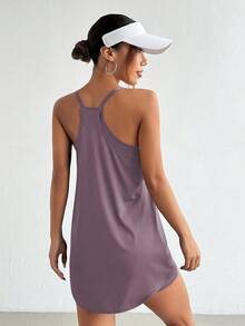 Easithlete 2-In-1 Dress With Pockets, Sporty - Purple - View 4