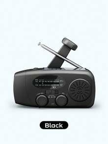Teckwe Hand Crank Radio With 2000mAh,AM FM NOAA Weather Radio With Bright Flashlight For Home And Outdoor Emergencies - Multi-color - one size fits all - View 14