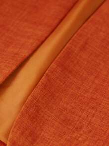 Aveloria Rosie Women's Elegant Commuting Versatile Practical Luxury High-End Lace Collarless Belted Vest Suit With Wide-Leg Pants - Orange - View 7