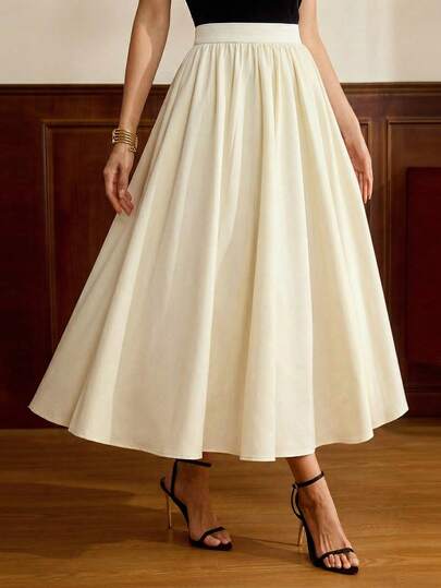 Vintage Elegant Women High Waist Plaid Skirt With Pockets, Casual A-Line Flare Skirt Homecoming Going Out Skirt Christmas Outfits Fall Skirts Fall Clothes Long Fall Skirt Brown Skirt Women Outfits Thanksgiving Skirt Maroon Skirt Fall Dresses Long Skirt Winter Skirt Winter Women Clothes Plaid Skirt Fall Women Outfits