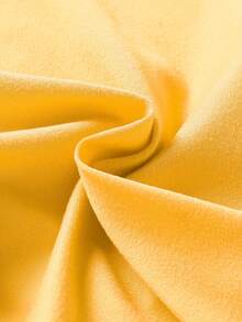 Souflis Souflis Conjunto de 3 piezas para bebé niña: Mono de manga corta dulce y lindo, vestido con estampado floral y lazo, y diadema, para verano - Mostaza Amarilla - Ver 5