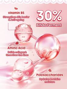 SHEGLAM Sweetheart Collection Pink Whip Bifida Ferment 30% 乳液爽膚水 品牌 美容 化妝 化妝品 適合女性與女孩 完美搭配夏季春季 Y2K 時尚 流行 生日 母親節禮物 假期 派對準備就緒 最佳顏色 - 淺粉色 - 查看 3