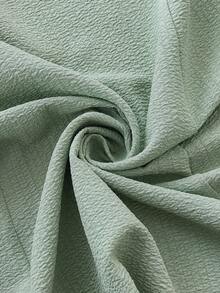 Easowa Summer Casual Green Front Button Sleeveless Dress Womens Button Front Square Neck Sleeveless Midi Dress Elegant Summer Solid Color A Line Dress With Slit Casual Vacation Outfit Chic Women's Sage Green Sleeveless Button Front Midi Dress With Square Neck And Slit For Summer Outings And Daily Wear Summer Dress  Easter Dress Women Beach Dresses Vacation Outfits Women - Pastel Green - View 6