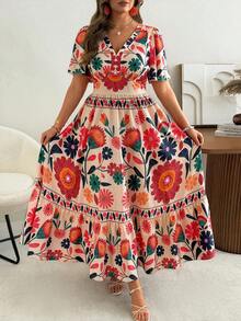 Ceyna Đầm maxi mùa hè không tay cổ chữ V dáng rộng thoải mái cho nữ cỡ lớn, đầm maxi in hoa kiểu boho hở lưng thắt eo, đầm đi nghỉ mát cho nữ, đầm in hoa cho nữ, đầm dự tiệc vườn, đầm hoa cỡ lớn cho nữ, đầm hè thanh lịch cho nữ, đầm Hawaii cỡ lớn, đầm in hoa, đầm maxi hoa kiểu boho, đầm hè cho nữ, trang phục nghỉ dưỡng cho nữ, đầm đi nghỉ mát cho nữ, đầm hè cho nữ, đầm maxi boho, đầm hoa dài, đầm boho cho nữ, đầm dài thường ngày cho nữ. - Nhiều màu - Xem 5