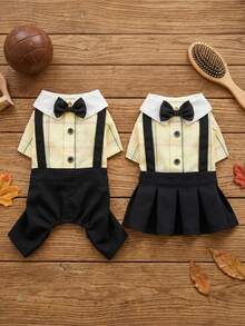 PETSIN Pet Versatile Skirts, Dog Clothing, Cat Clothing, Animal Clothing, Dog Clothing, Pet Supplies, Pet Couple Clothing, New Spring/Summer Small Skirts, T-Shirts, Couple Clothing, Four Leg Dog Clothing, Small Animal Supplies, Spring/Summer New Collection - Multicolor - View 3