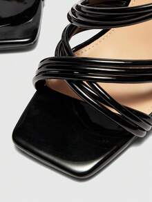 CUCCOO BIZCHIC Ladies Fashion Noble Elegance Sexy High Heel Sandals - Black - View 5