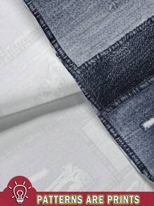 Manfinity LEGND 男士单排扣休闲百搭日常短袖衬衫 - 彩色 - 查看 5