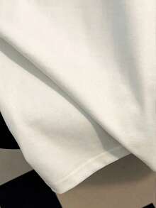 Manfinity Dauomo 男士标语印花宽松休闲无袖背心 - 白色 - 查看 4