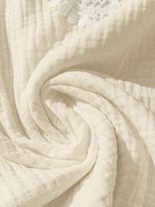 EMERY ROSE 女士休闲碎花领短袖衬衫 - 杏色 - 查看 3