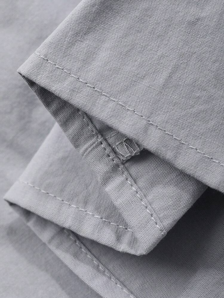 Tween Boys' Casual Tie Decor Short Sleeve Shirt, Summer