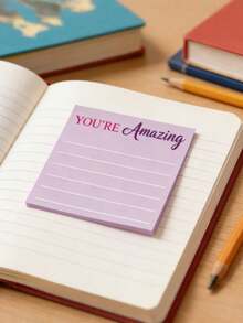 3/6/12/18pcsunny Office Sticky Notes With Sassy Passive Aggressive Quotes Humorous Gift For Coworkers Striped Memo Pads Self Adhesive Reminder For Desk Organization - Multicolor - View 12