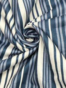 SHEIN Maternity Striped Fashionable Fitted Halter Neck Camisole - Dusty Blue - View 7