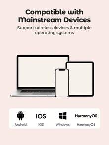 Teckwe 复古相机造型无线耳机，3D环绕音效，Hi-Fi音质 - 彩色 - 查看 6