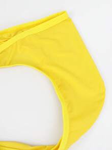 DrisQ 1件装 性感黄色中腰男士内裤 - 黃色 - 查看 6
