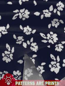 EMERY ROSE Áo hai dây nữ cỡ lớn in hoa, kiểu dáng thường ngày đa năng, phù hợp cho mùa hè. - Màu xanh hải quân - Xem 5