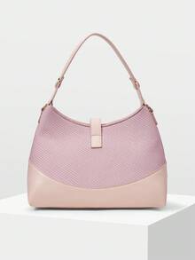 MOTF PREMIUM TÚI XÁCH THỜI TRANG NỮ KHÓA KIM LOẠI - Bột thạch - Xem 6