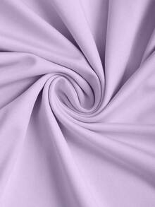 Sweetra 女士不对称肩部荷叶边性感紧身连衣裙，收腰设计，凸显身材曲线，法式优雅迷你连衣裙 - 紫丁香色 - 查看 5