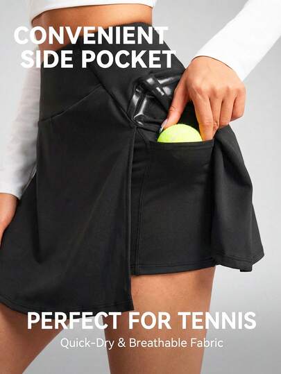 Innovista 女士户外运动瑜伽网球分腿裙和短裤