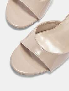 CUCCOO CURVES 宽楦女式黑色经典穆勒平底鞋，舒适低跟凉鞋，适合通勤、约会、聚会、度假、派对及各种场合。 - 淺粉色 - 查看 8