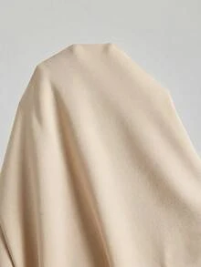 Ontre 女士蕾丝拼接打结休闲百搭约会之夜半身裙 - 杏色 - 查看 8