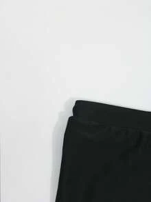 Manfinity KASUA 男士印花拼接抽绳松紧腰方腿泳裤，夏威夷风 - 彩色 - 查看 4