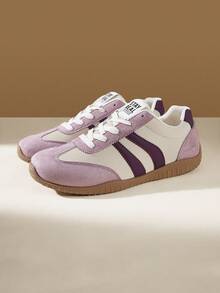 CUCCOO EASI Women's Beige Casual Sporty Sneakers For Christmas - Pink - View 3