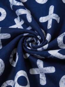 Travachic Vestido casual, de fiesta y de vacaciones con estampado total y cuello halter para mujer de talla grande - Multicolor - Ver 3