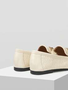 MOTF PREMIUM NEW BEIGE FLAT BOTTOM SQUARE TOE CASUAL AND COMFORTABLE VERSATILE WOMEN'S FLAT SOLE SHOES - Beige 2 - View 8