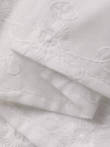 DAZY Đồ ngủ thêu kiểu Pháp cho bé gái, quần áo mặc nhà dễ thương, mùa xuân/hè, quần áo mùa thu cho bé gái tuổi teen, quần áo mặc nhà cho bé gái tuổi teen - Màu be - Xem 8