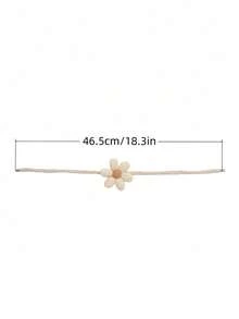 1/2PCS Adjustable Fabric Flower Cute Button Loop Creative Holdback Decorative Floral Pastel Curtain Tieback Straps Home Living Room Bedroom Decor Wedding Party Housewarming Gift Aesthetic Boho Cottagecore DIY - multicolor - View 5